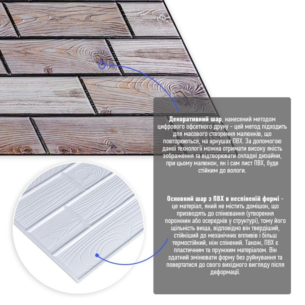 Декоративная ПВХ панель 960х480х4мм SW-00000582 Киев - изображение 2