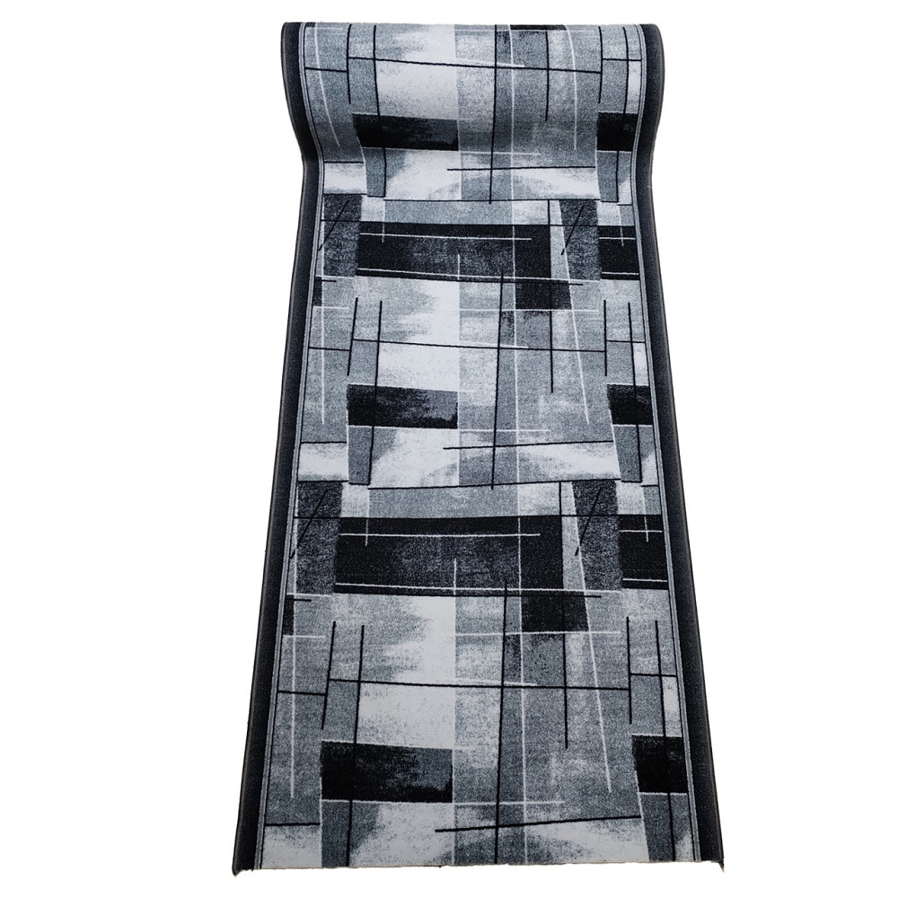 Килимова доріжка найкраща ціна, Сіра абстракція, Килим на виріз, 200, 300 Кам'янське - фото 1