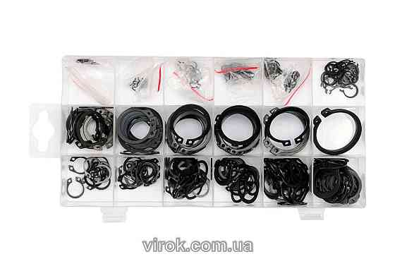 Стопорні кільця зовнішні YATO : набір, 300 шт [5/20/720] Одеса