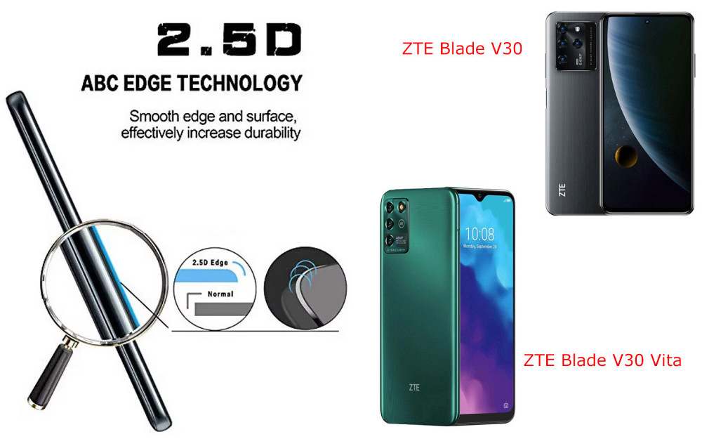Захисне скло ArmorGlass для ZTE Blade V30, Blade V30 Vita – стійке до подряпин та ударів Київ - фото 2