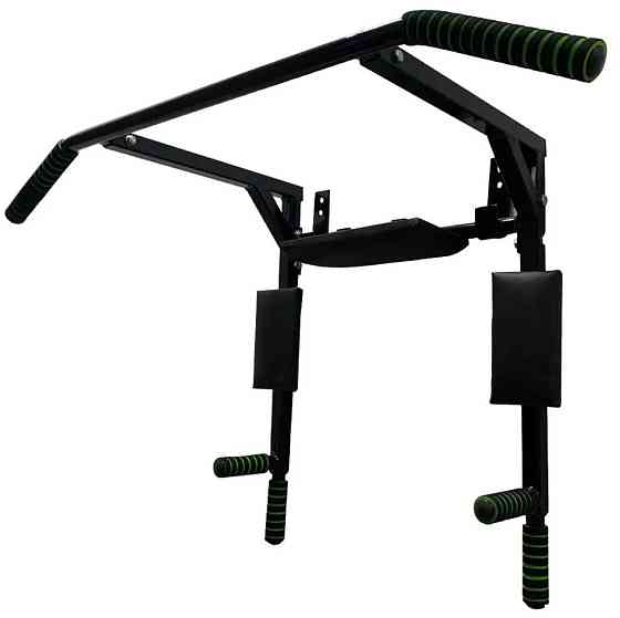 Турнік-бруси настінний "Iron" NE-TR-3B 3 в 1 з м'якими ручками чорний Вінниця