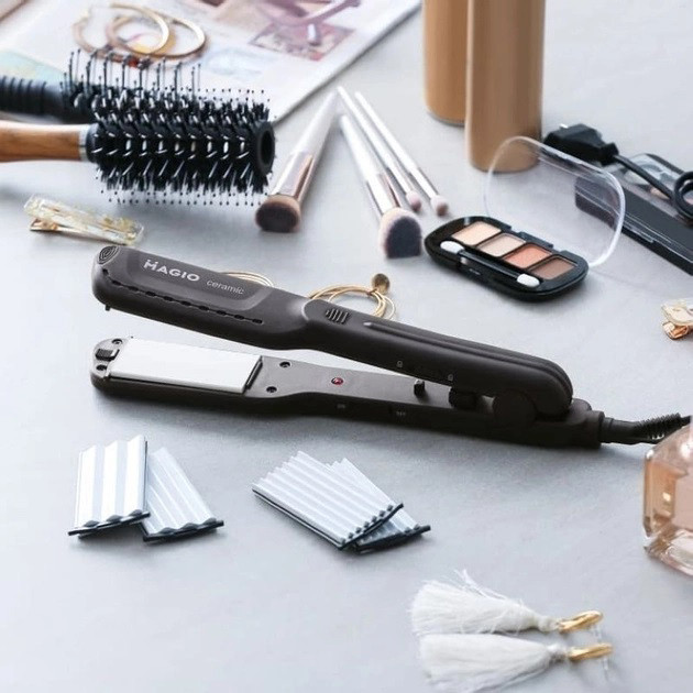 Укладання волосся випрямлення MAGIO MG-722, Праска для вирівнювання зачіски, Праска-випрямляч потужна DP-12 Львів - фото 3