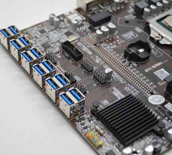 Материнская Плата для майнінгу B250C на 12 відеокарт + процесор Intel Celeron G3930 Київ
