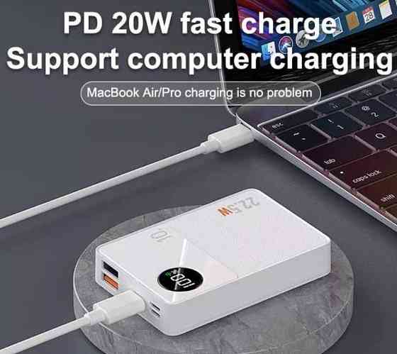 Павербанк Power bank УМБ Q8 — 30000mAh. Black. Київ