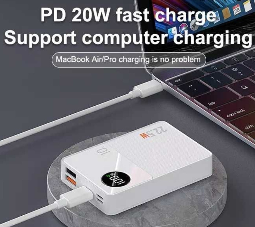 Павербанк Power bank УМБ Q8 - 30000mAh. Black. Киев - изображение 3