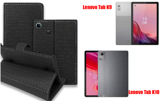 Книжка-трансформер для планшета Lenovo Tab K10 Pro, Tab K11E, колір Black Krokodil Black Київ