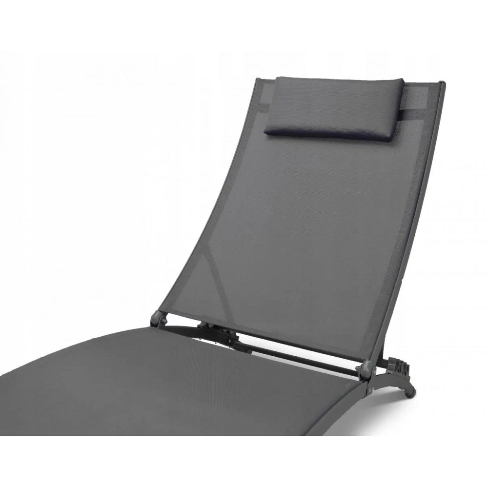 Садовий шезлонг лежак для відпочинку Just Garden Bali Сірий Київ - фото 2