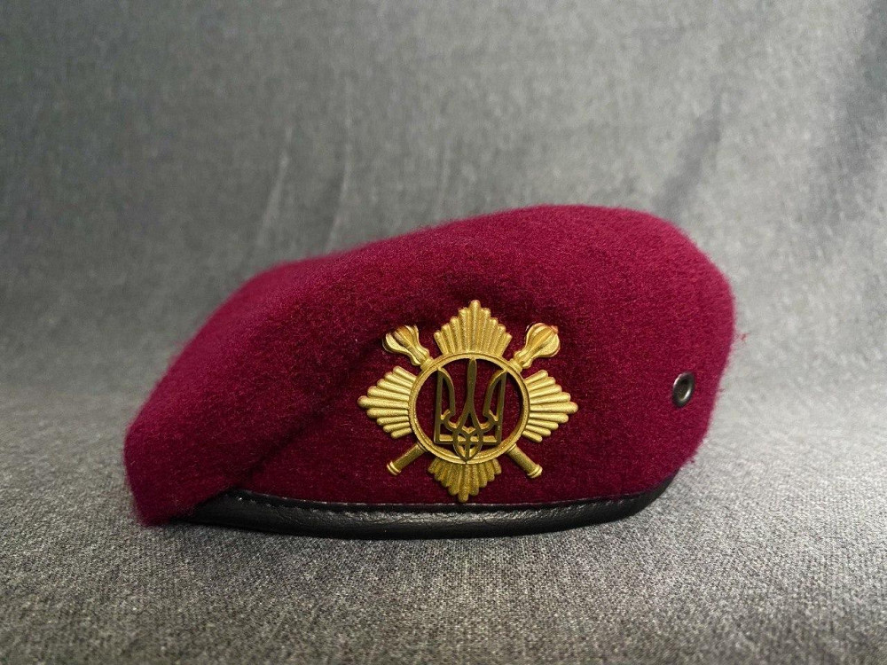 Берет Малиновий ЗСУ Окремого Полку Президента України Київ - фото 7