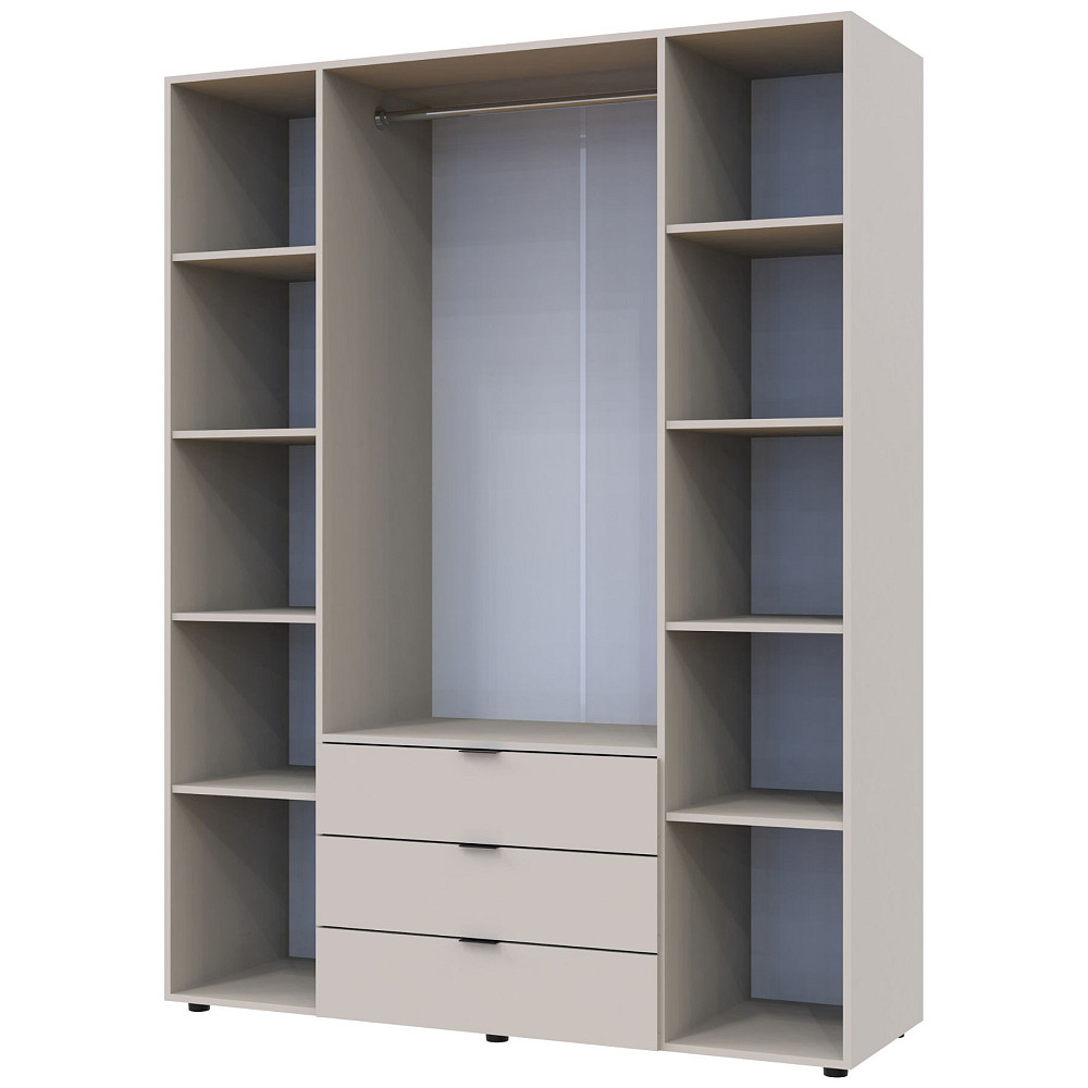 Шкаф распашной для одежды Doros Гелар 155х49,5х203,4 см Кашемир (DRS-011168) Львов - изображение 2