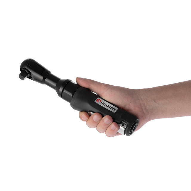Гайковерт кутовий пневматичний 1/2", до 6,3 бар, 69 Нм, 160 об/хв, 120 л/хв, набір головок, кейс INTERTOOL PT-1110 Київ - фото 7
