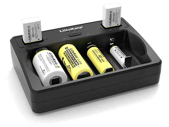 Універсальний зарядний пристрій Liitokala Lii-D4 на 4 канали (Li-ion, NiMH + NiCD + крона) Type-C Вінниця