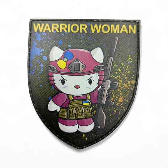 Патч / шеврон Warrior woman Запоріжжя