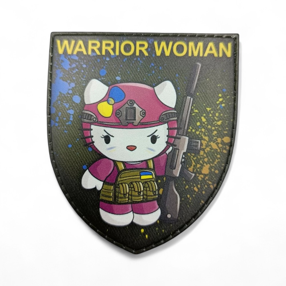 Патч / шеврон Warrior woman Запоріжжя - фото 1