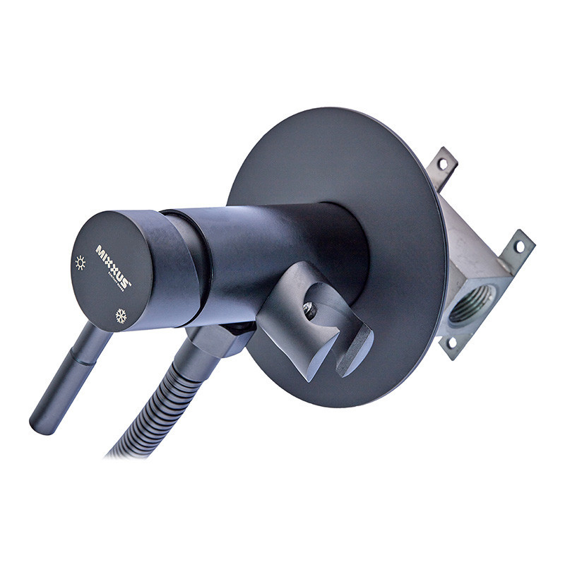 Змішувач для гігієнічного душу Mixxus SUS-333 Black з комфортним керуванням Харків - фото 2