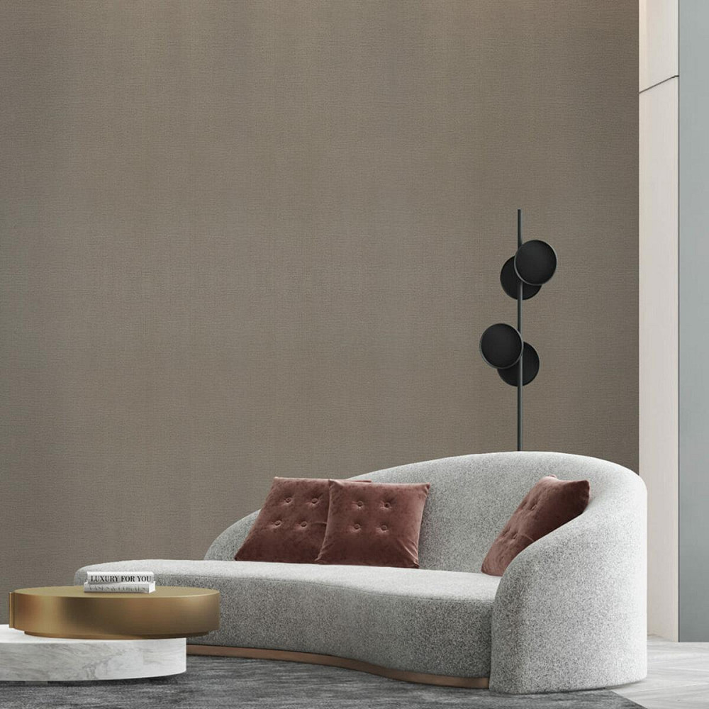 Самоклеюча вініловая плитка в рулоні 600х3000х2мм Світло-коричневий льон Мат SW-00002044 Київ - фото 6