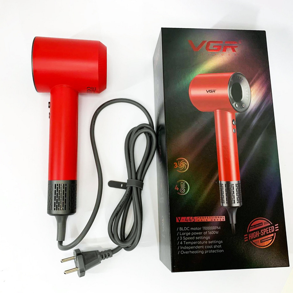 Хороший мощный фен, Фен с холодным и теплым режимами, Фен для объемной укладки для дома и салона TL-97 Львов - изображение 8