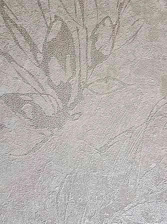 Шпалери метрові вінілові на флізеліні A.S.Creation Sylvana 1.06x10 листя штукатурка коричневе срібло 79125-4 Київ
