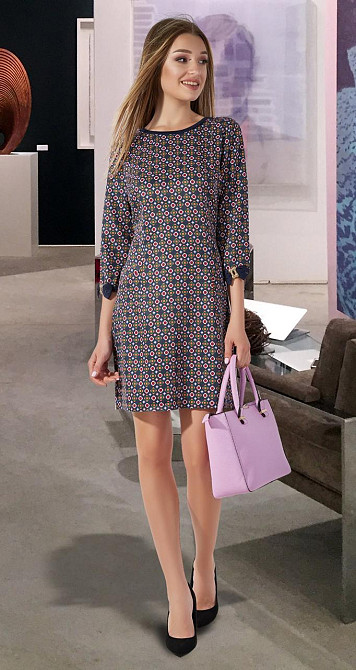 Вільне плаття з дрібним принтом (44) Київ - фото 4