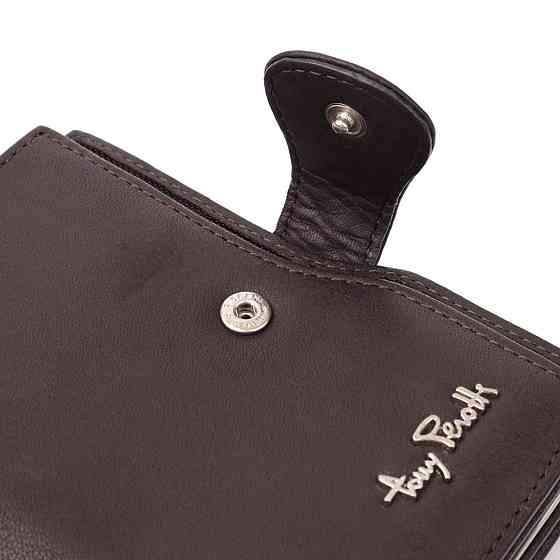 Місткий жіночий вертикальний гаманець з натуральної шкіри Tony Perotti 20841_1 (2656 moro) Коричневий Київ