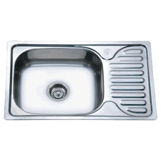 Кухонна мийка Zerix Z6642-08-180D з декором (ZX1601) Харків