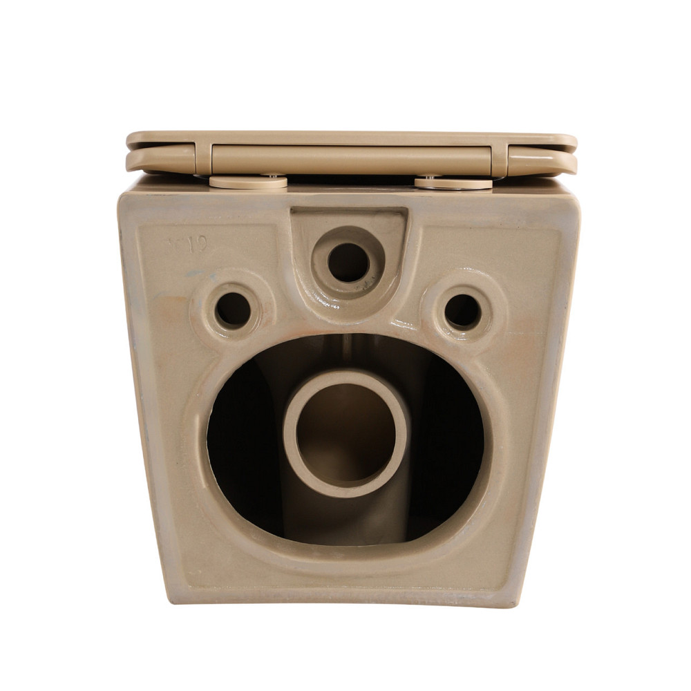 Унітаз підвісний Robin Ultra Quiet 490×365×325 мм Beige, із сидінням Slim Duroplast / Soft-close / Quick Release QT13332381ASSB Київ - фото 7