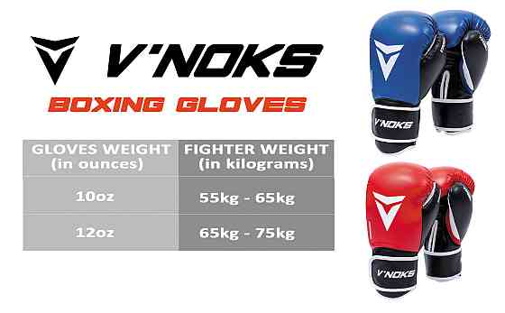 Боксерські рукавички V`Noks Lotta Red 10 ун. Київ