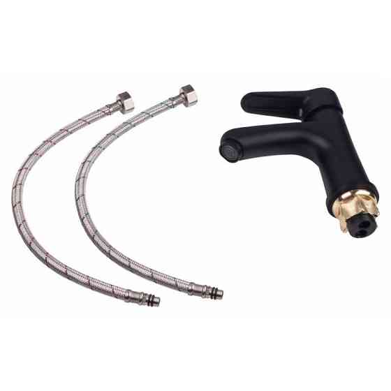 Змішувач для раковини Lidz (BLA) 14 43 001F, чорний (LIDZBLA1443001F) Київ