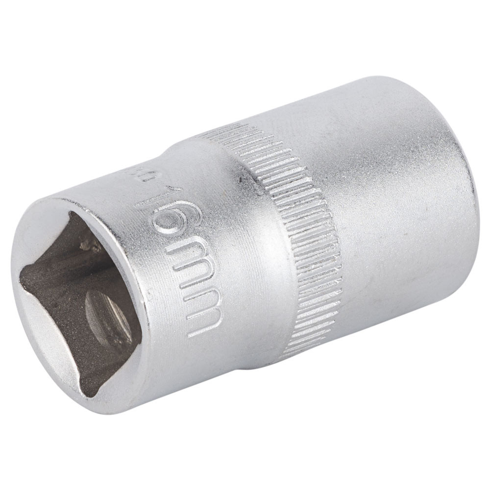 Sigma Насадка шестигранная короткая 1/2" 16мм CrV mid SIGMA (6071161) Коломия - фото 4