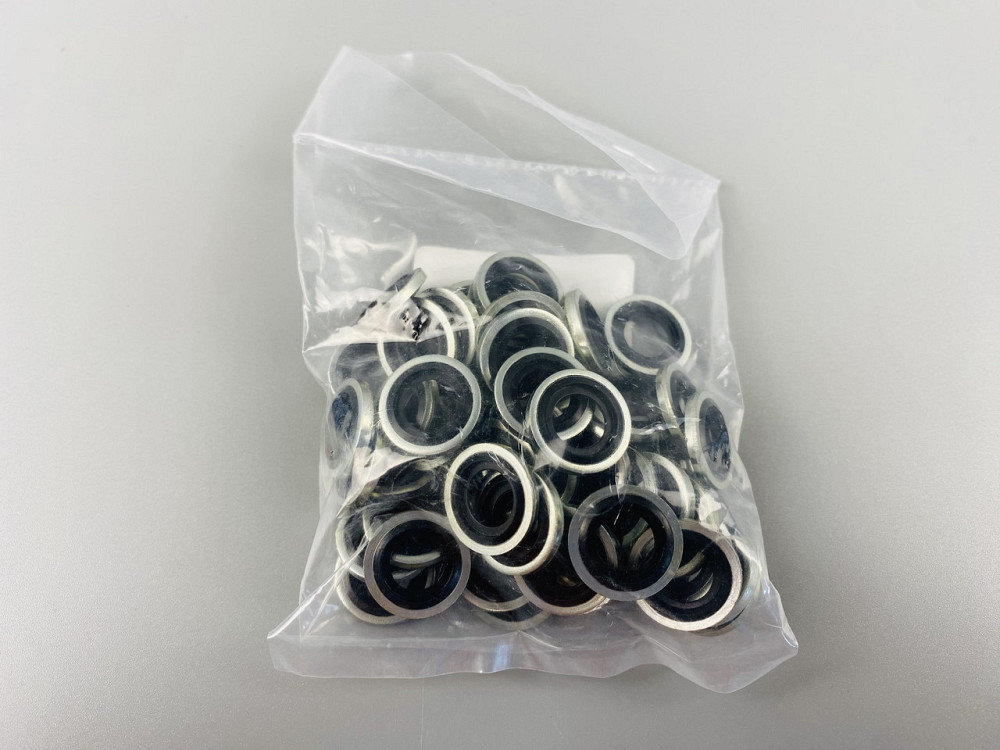 Шайба з гумовим кільцем NBR всередині 10 мм, для гідравліки, олії, води, повітря. Мукачево - фото 6