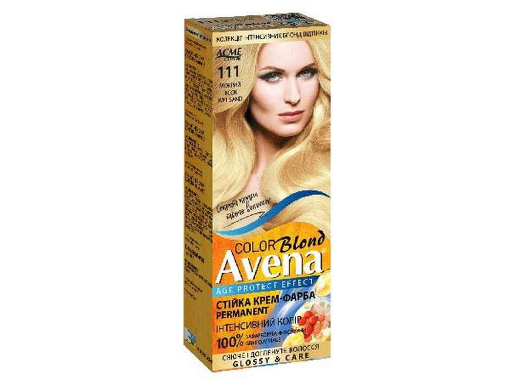 Крем-краска Blond Color 111 Мокрый песок ТМ AVENA Solmir Киев - изображение 1