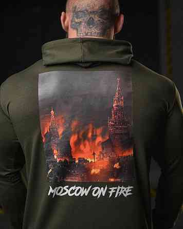 Худі maklin moscow олива НП4955 Київ