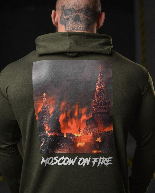 Худі maklin moscow олива НП4955 Одеса - фото 2