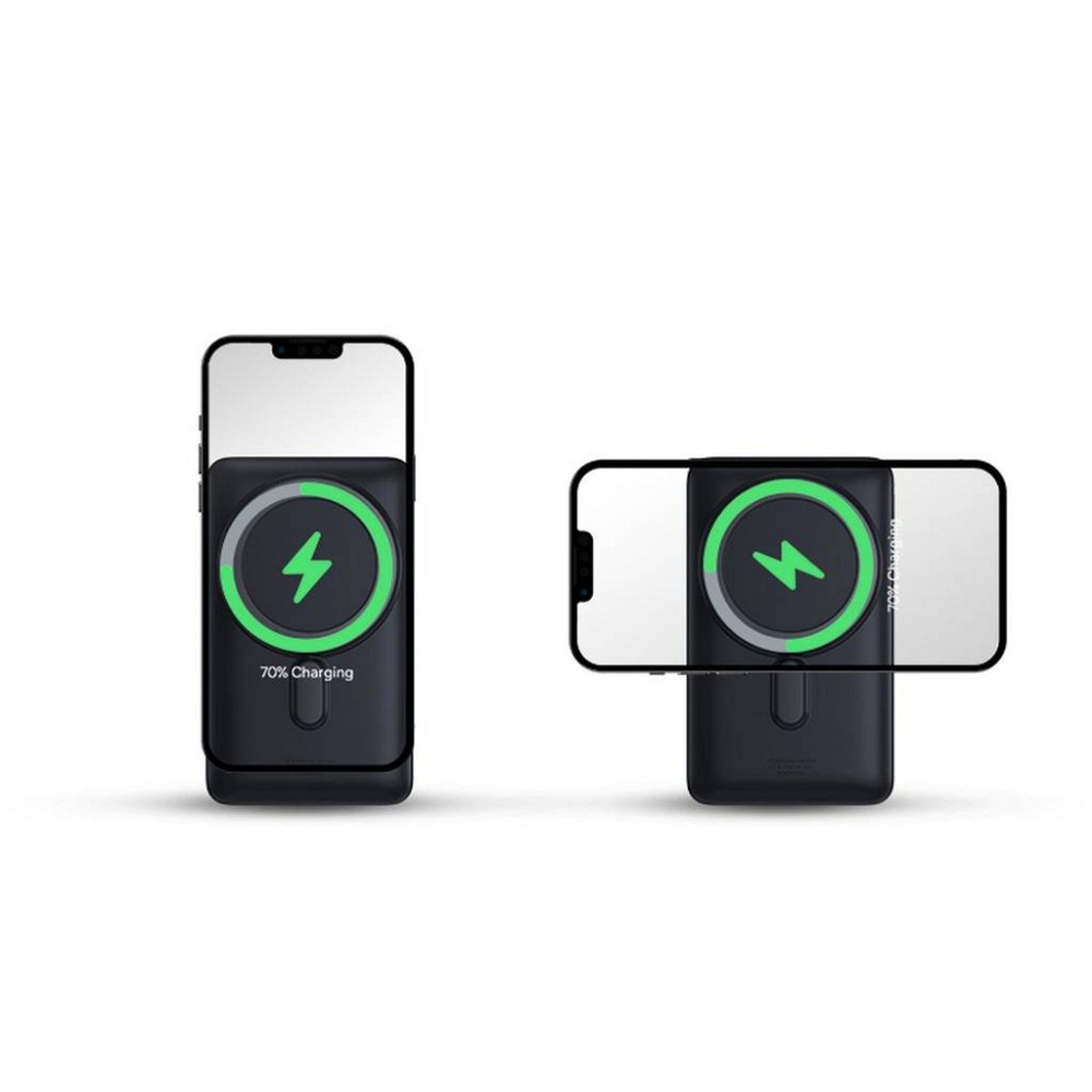 Power bank (Зовнішній акумулятор) Baseus Magnetic Bracket Wireless Fast Charge 10 000mAh 20W Blue PPCX000203 Миколаїв - фото 8