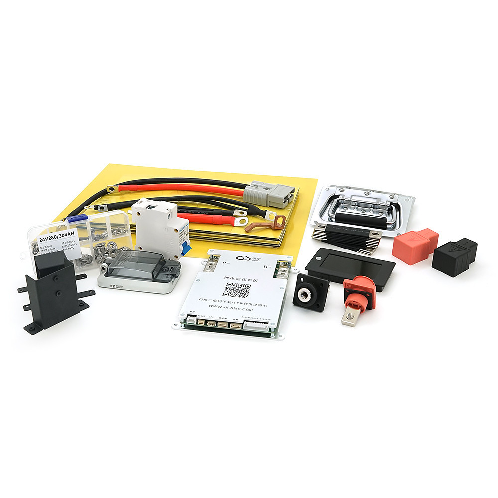 Комплект для сборки аккумуляторов, 24V280Ah, корпус+BMS+комплектующие, BMS: JK-B1A820P 1a, 400x400x240mm Киев - изображение 7