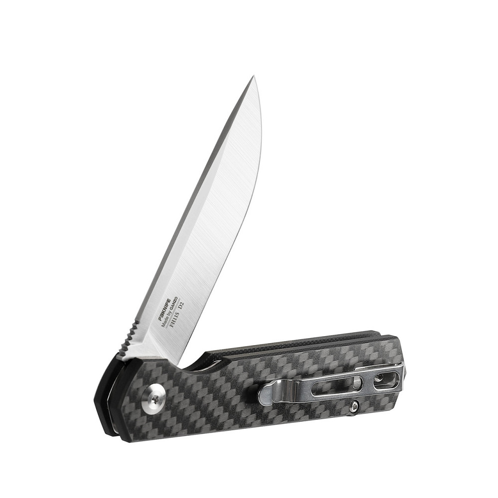 Ніж кишеньковий Firebird FH11S (7.8 см) D2 / Carbon fiber чорний Киев - изображение 13