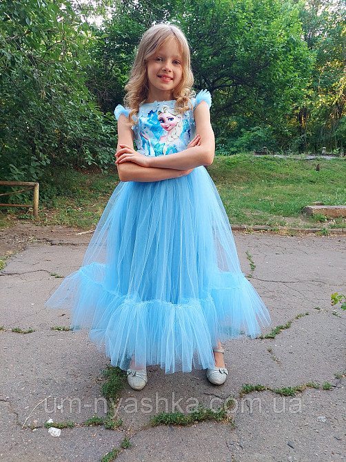 Сукня принцеси Ельзи Фрозен Холодне серце костюм Ельзи Кривий Ріг - фото 5