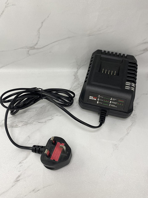 Зарядний пристрій для акумулятора Neu Master 21V 3.0Ah Li-ion 3A, швидка зарядка, для Neu Master 20V MAX, англійська вилка  Б/В Київ - фото 9