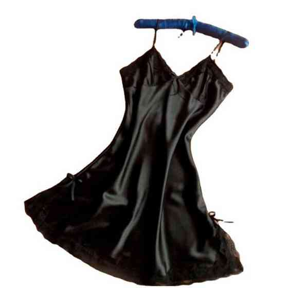 Коротенький сексі пеньюар - Чорний - XS/S - Еротична білизна Вінниця