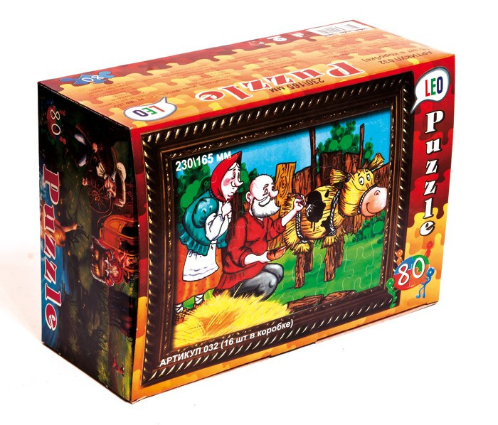 Пазлы 80эл, (356)16шт в блоке, 5 блоков в упаковке, 80шт, шт Київ - фото 1