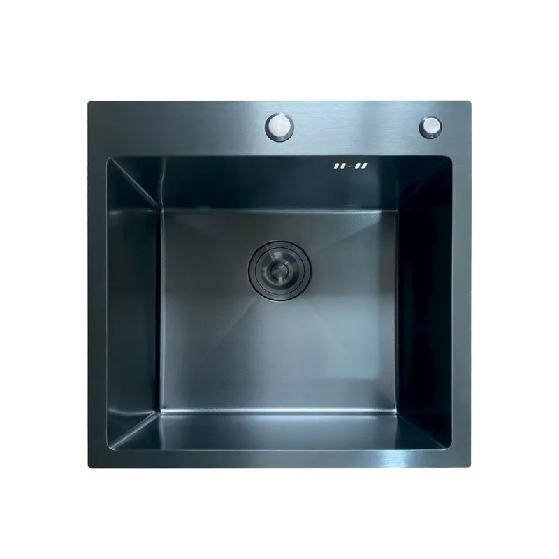 Мийка Mixxus MH5050 Micro Decor Black (3.0/0.8) з нерж. сталі (колір чорний) (MI8215) Київ - фото 1