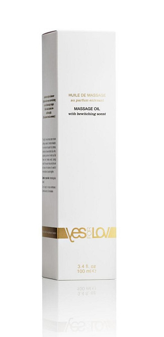 Массажное масло YESforLOV MASSAGE OIL with bewitching scent 100 мл, цветочный аромат Киев - изображение 3