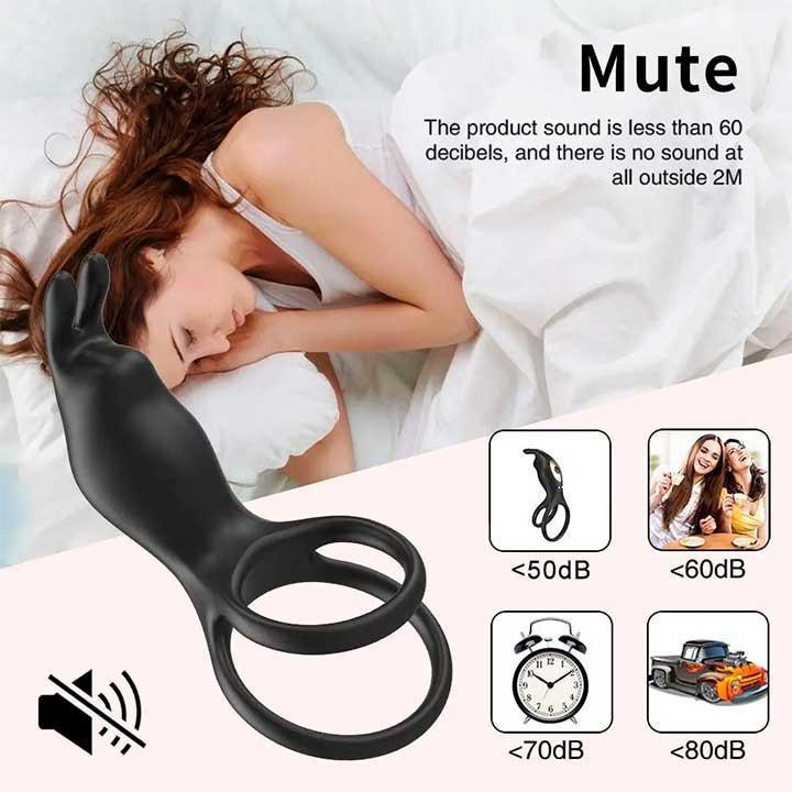 Смарт віброкольцо на пінис і мошоку Love Spouse "Rabbit" Вінниця - фото 14