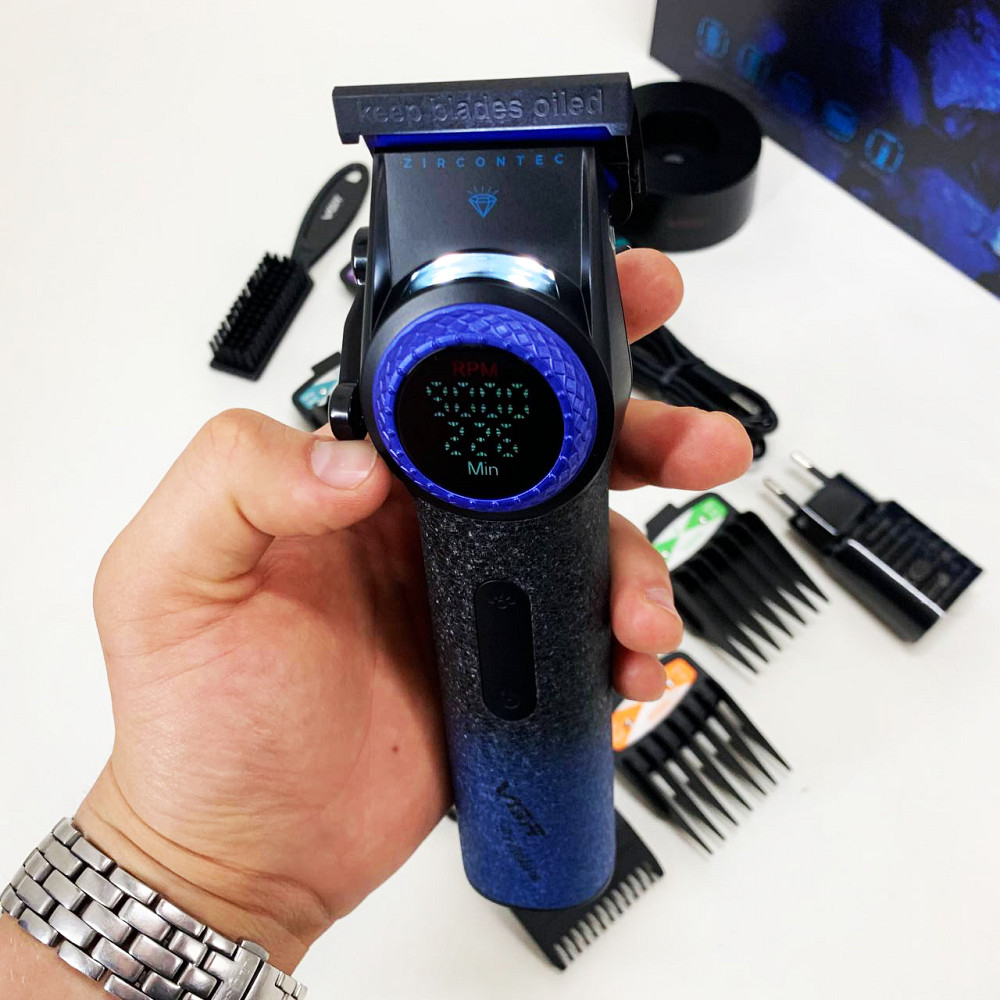 Профессиональная машинка для волос VGR, Аккумуляторная машинка-триммер для стрижки волос AZ-94 Львов - изображение 5