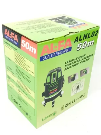 Нівелір AL-FA ALNL02 з акумулятором, лазер 2 класу, 1 мм/5 м, професійний Львів
