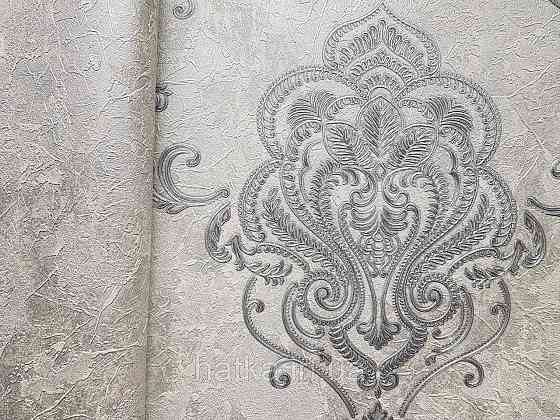 Шпалери вініл на флізеліні гарячого тиснення DU&KA King1.06х10 під штукатурку глянсові текстурні світло-беж Київ