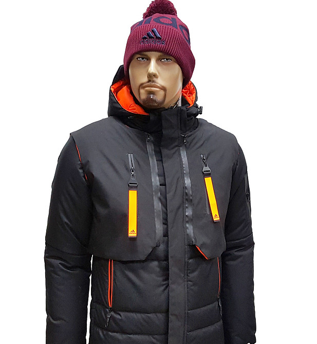 Мужское зимнее спортивное пальто Adidas 50 Киев - изображение 1