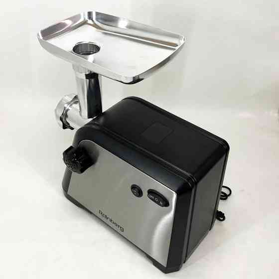 М'ясорубка електрична шнекова з реверсом Rainberg RB-672 3000W, Потужна компактна м'ясорубка для дому SF-24 Івано-Франківськ