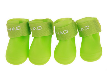 Чоботи для собак дрібних порід салатові Київ - фото 1