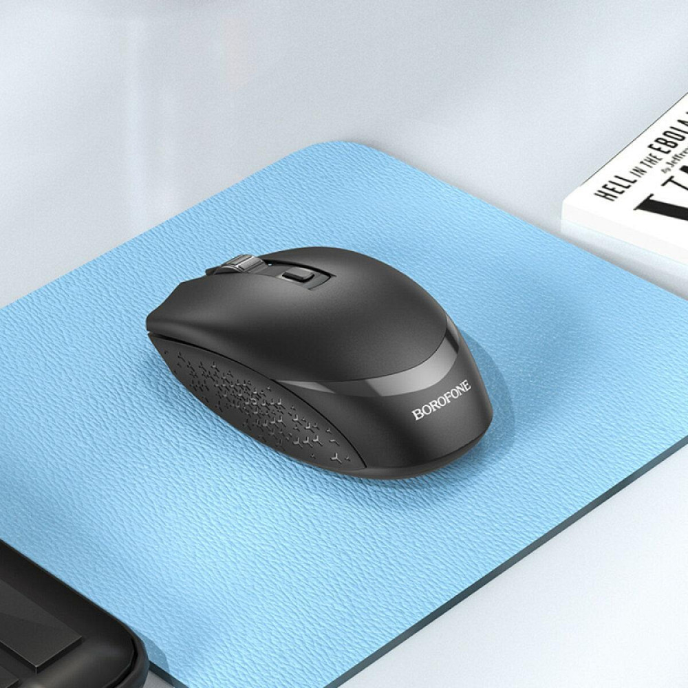 Миша бездротова BOROFONE BG7 Platinum 2.4G business mouse, колір чорний BG7B Одеса - фото 4