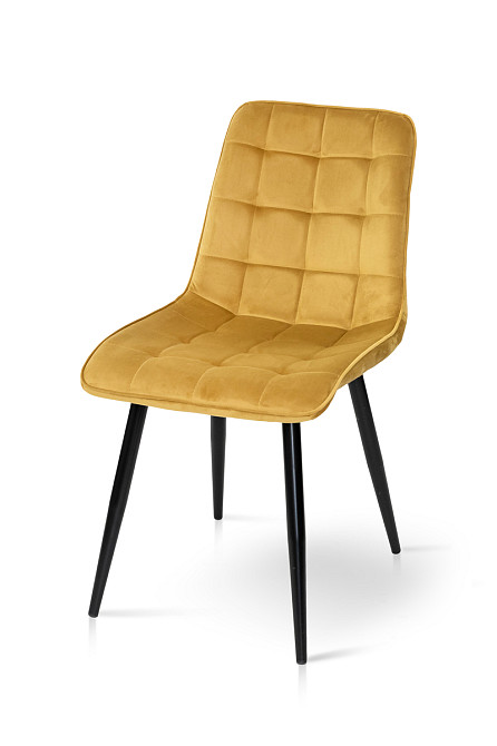 Стілець Віллі чорний /велюр карі Киев - изображение 1